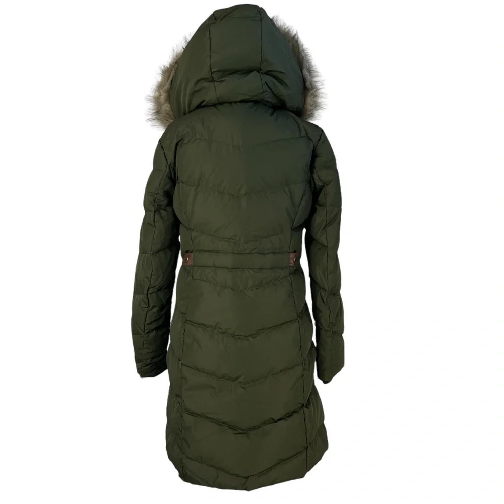 Lauren RALPH LAUREN FAUX FUR LINED HOODED DOWN PUFFER COAT STYLE # 24658 NWT - Picture 7 of 16